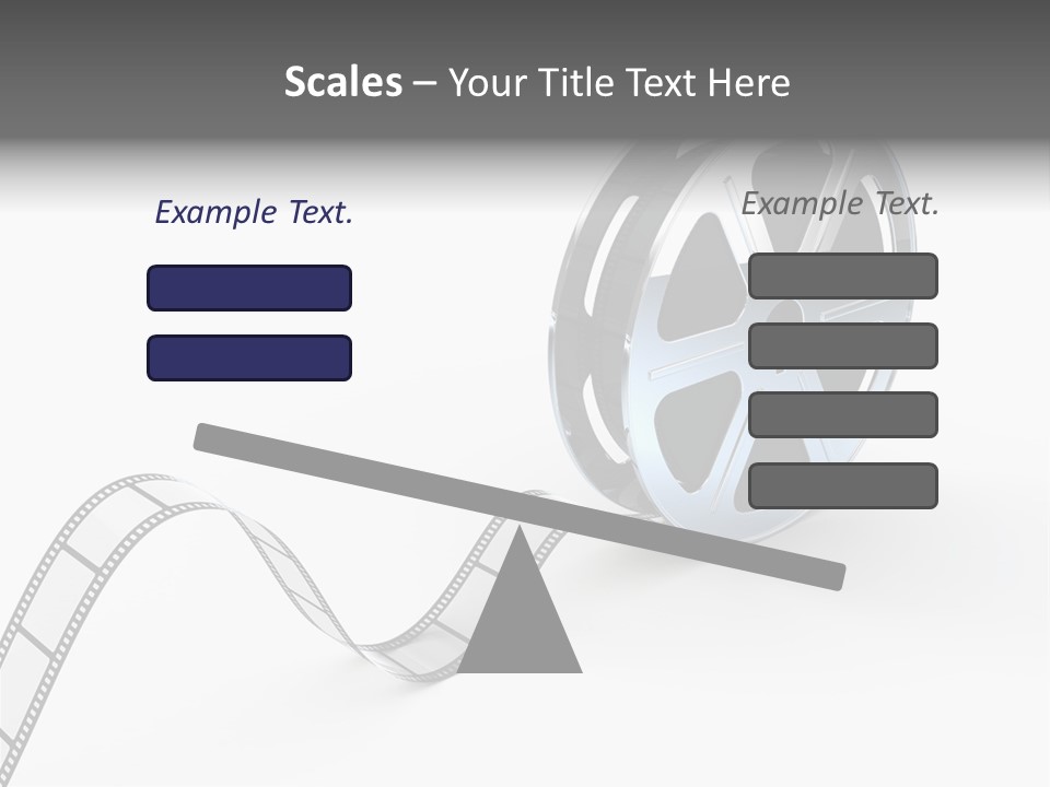 Render White Video PowerPoint Template
