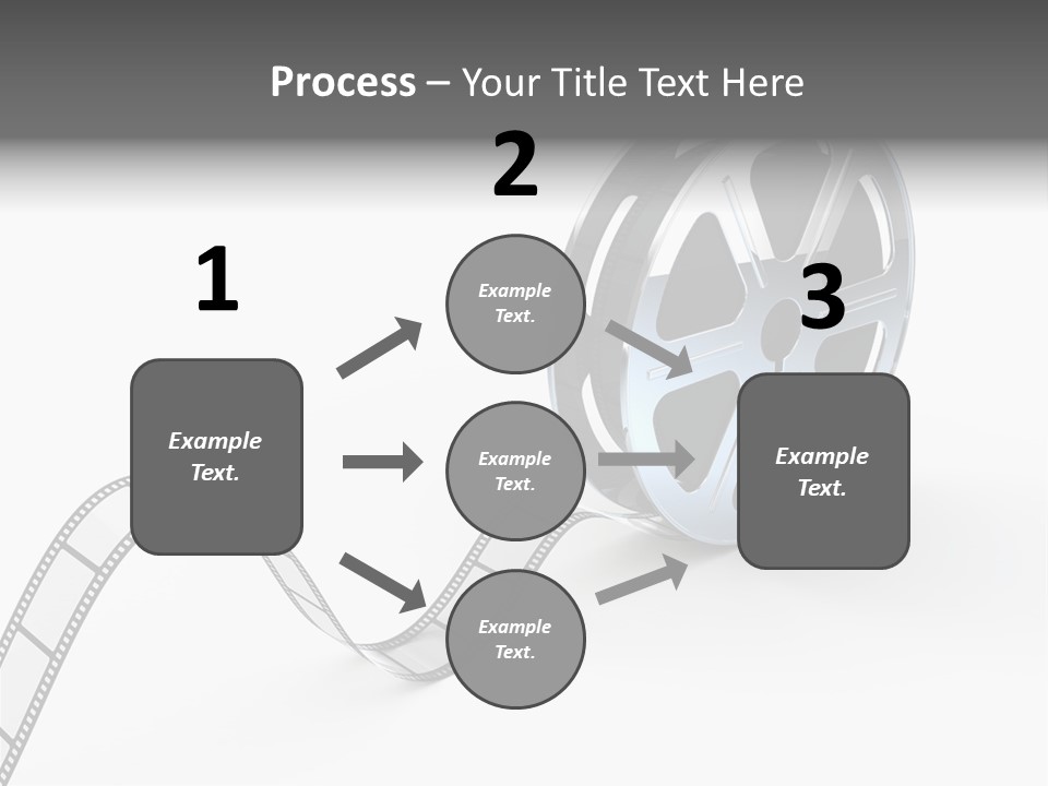 Render White Video PowerPoint Template