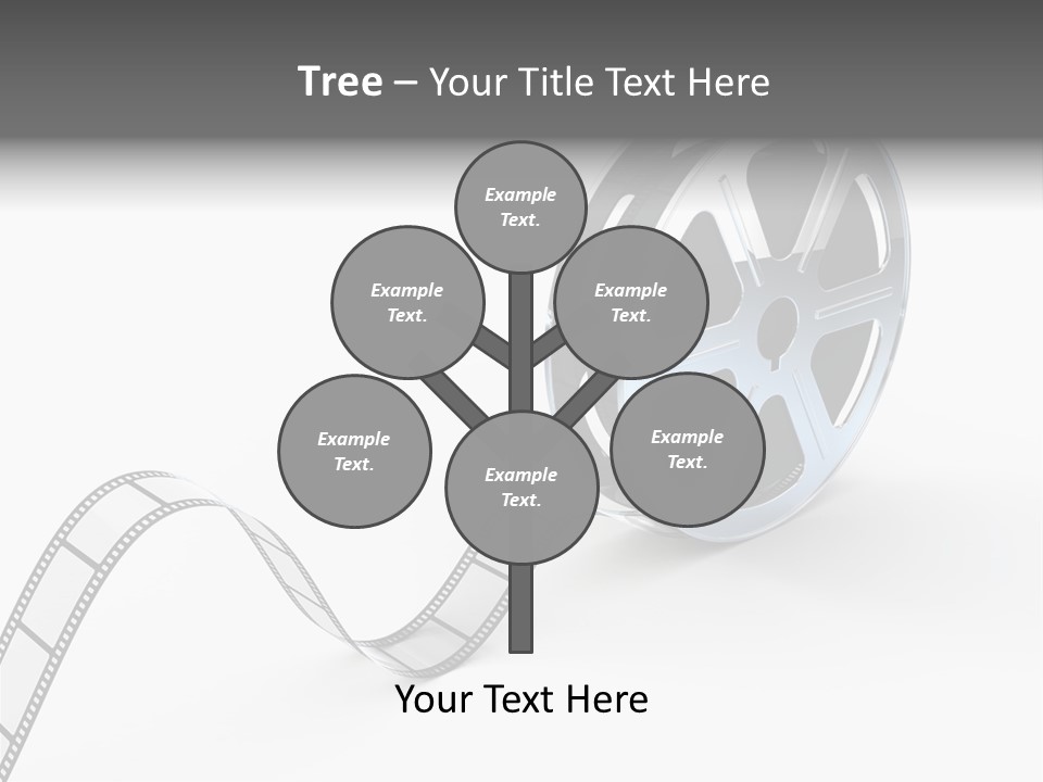 Render White Video PowerPoint Template