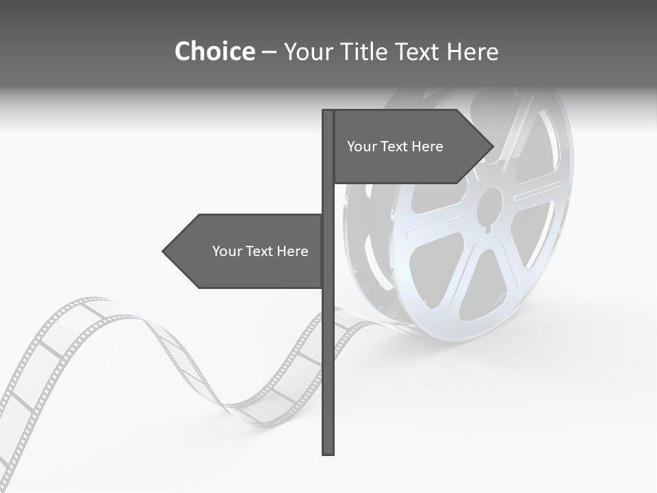 Render White Video PowerPoint Template