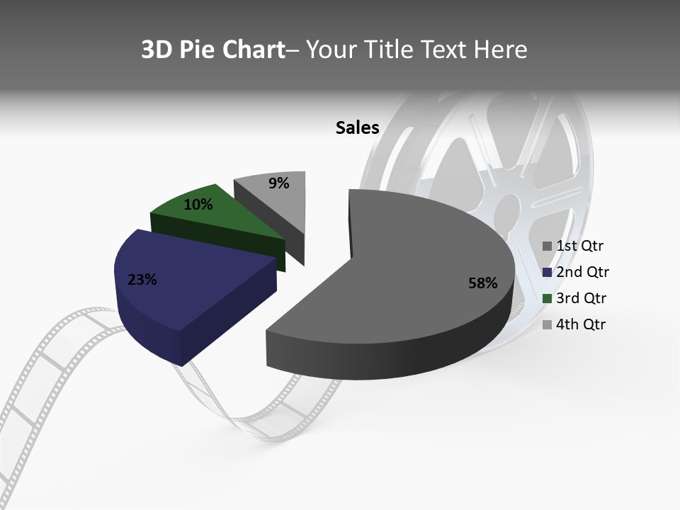 Render White Video PowerPoint Template