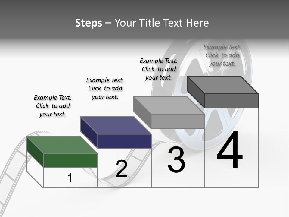 Render White Video PowerPoint Template