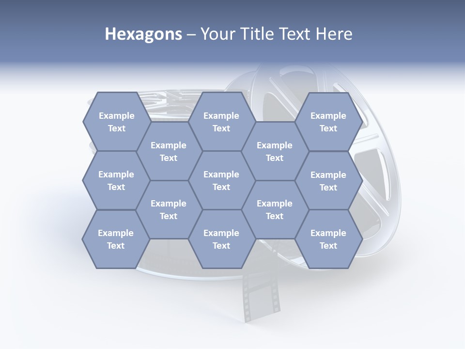 Film Steel Spool PowerPoint Template