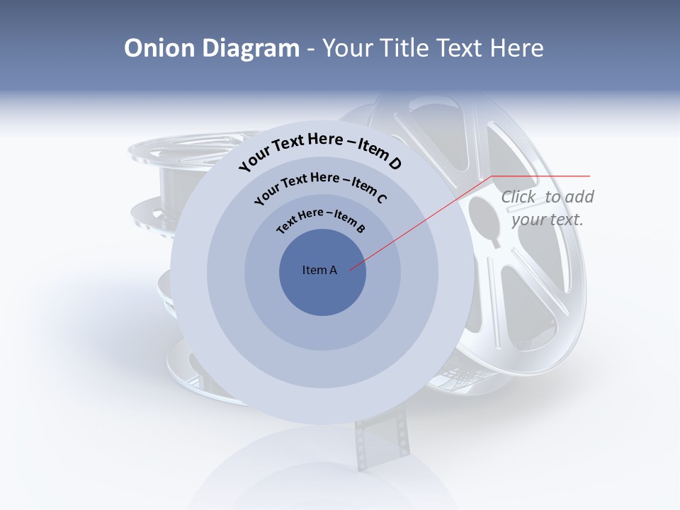 Film Steel Spool PowerPoint Template