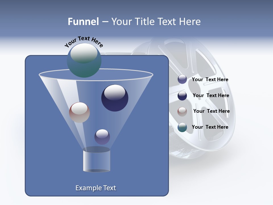 Film Steel Spool PowerPoint Template