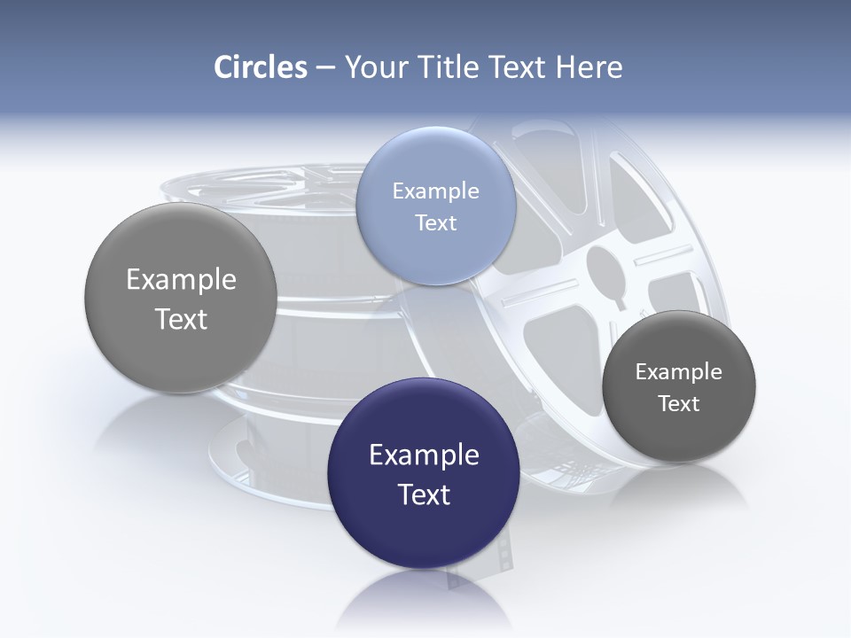 Film Steel Spool PowerPoint Template