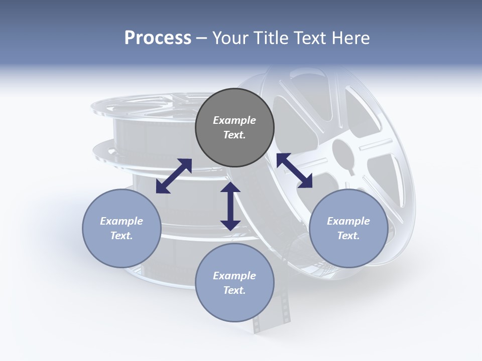 Film Steel Spool PowerPoint Template