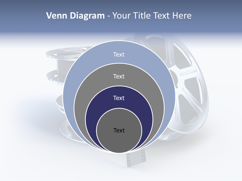 Film Steel Spool PowerPoint Template