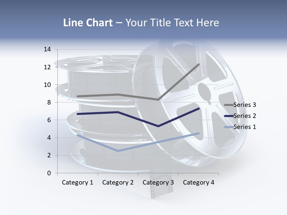 Film Steel Spool PowerPoint Template