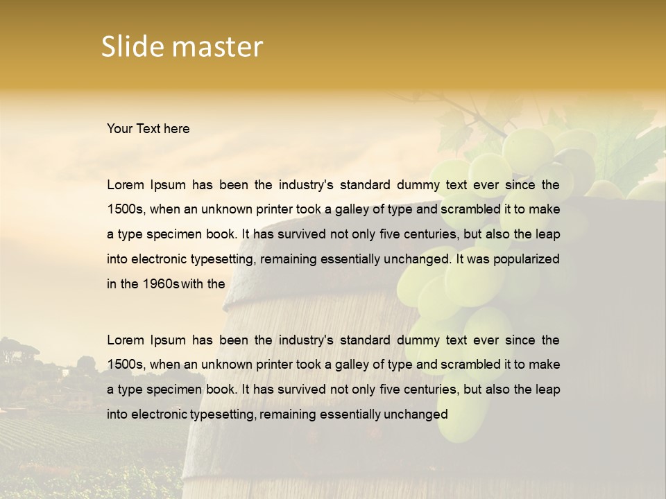 Nature Sky Agriculture PowerPoint Template