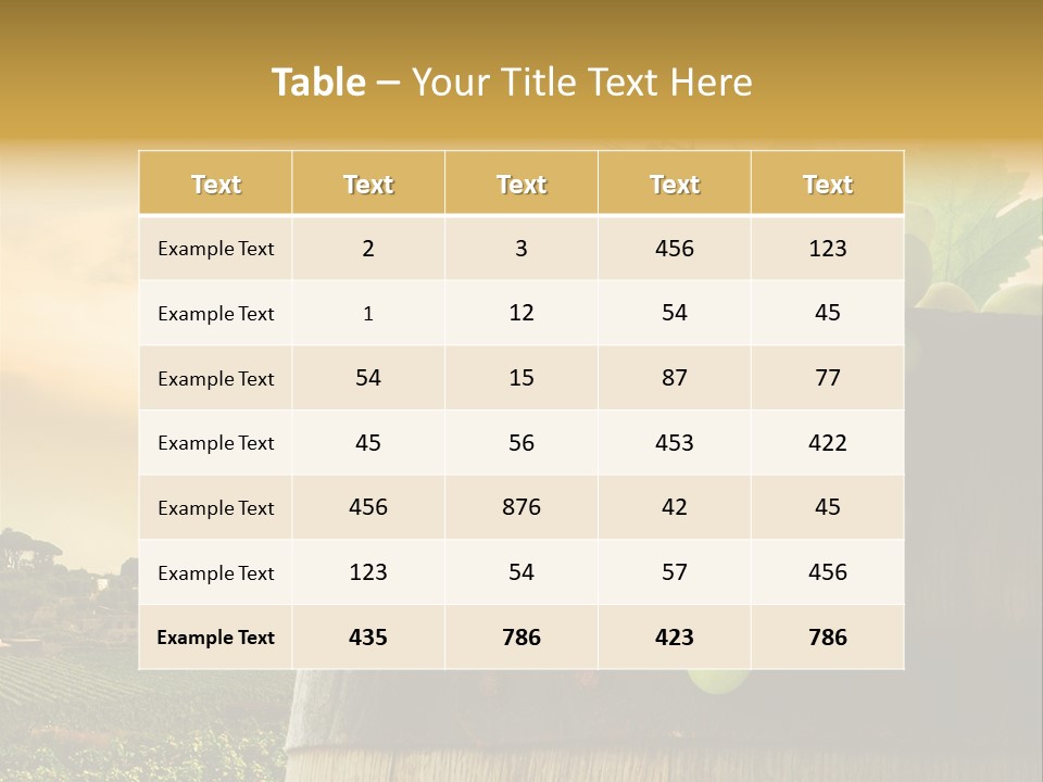 Nature Sky Agriculture PowerPoint Template