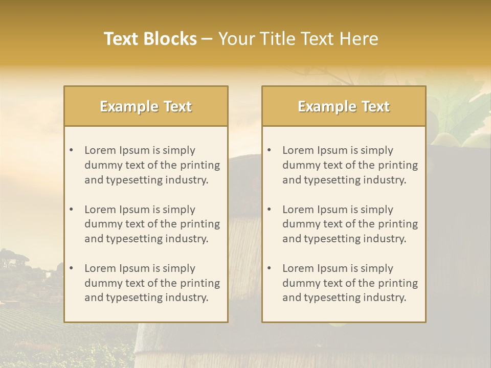 Nature Sky Agriculture PowerPoint Template