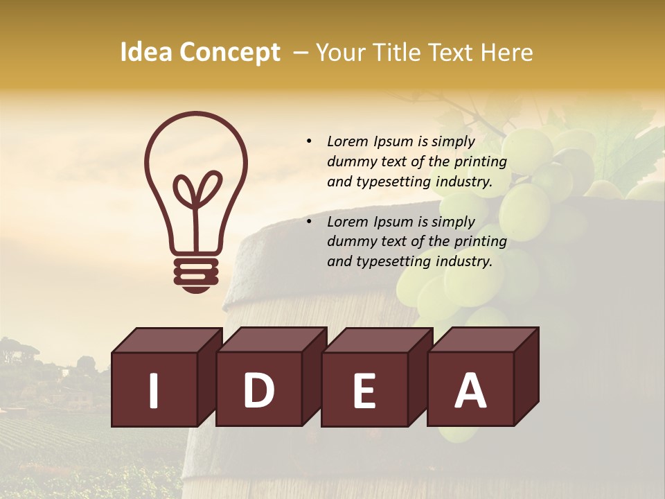 Nature Sky Agriculture PowerPoint Template