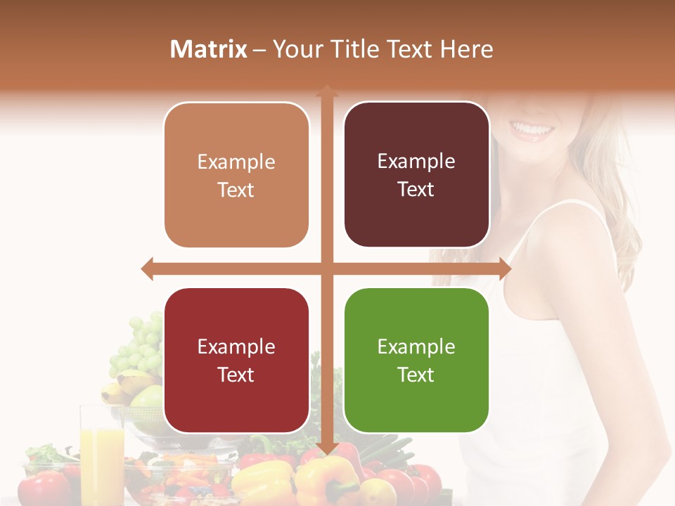 Lifestyle Drink Vitality PowerPoint Template