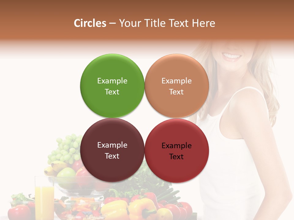 Lifestyle Drink Vitality PowerPoint Template