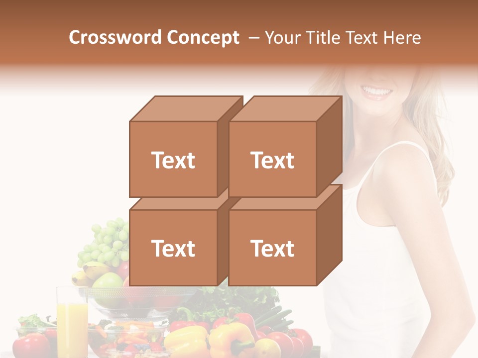 Lifestyle Drink Vitality PowerPoint Template