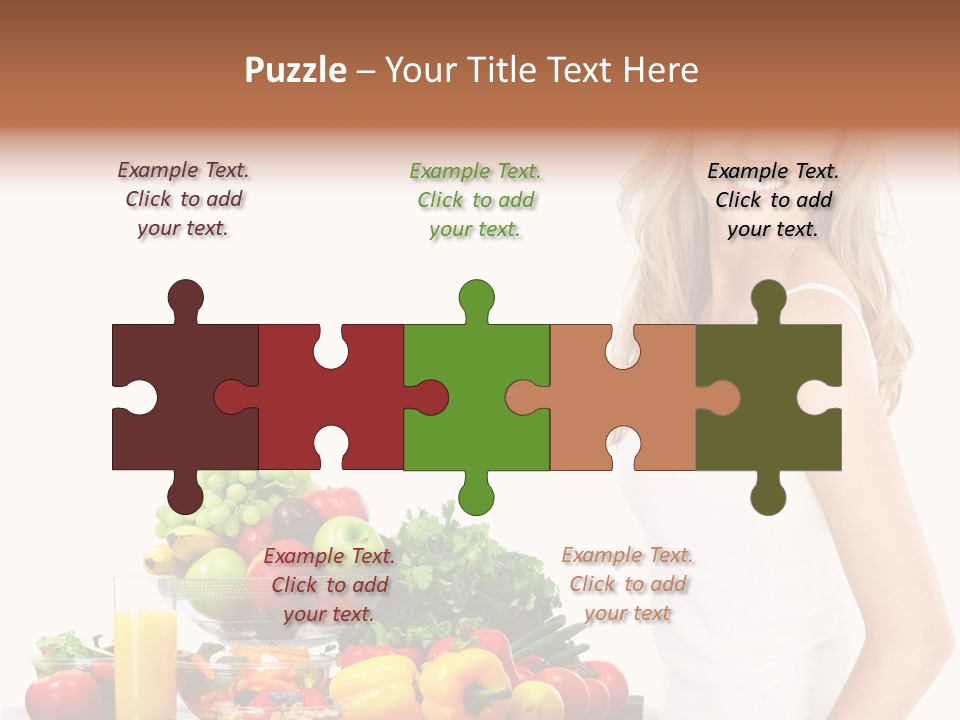 Lifestyle Drink Vitality PowerPoint Template