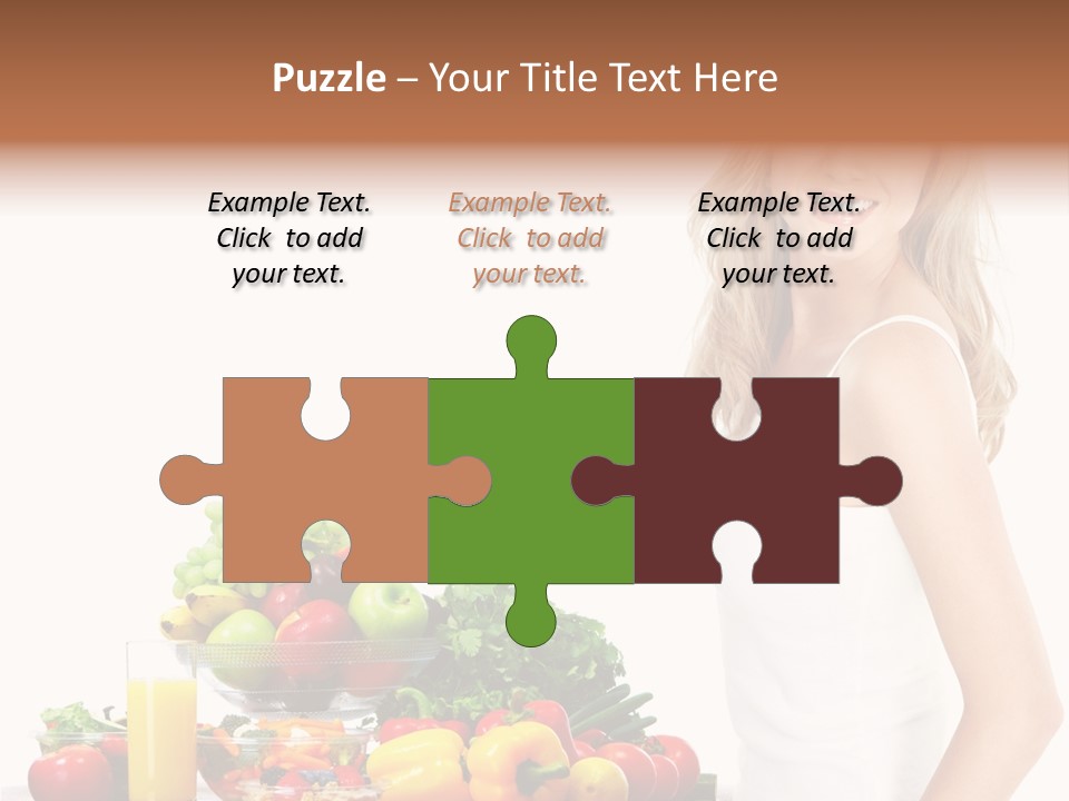 Lifestyle Drink Vitality PowerPoint Template