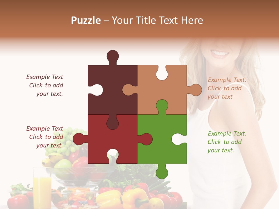 Lifestyle Drink Vitality PowerPoint Template