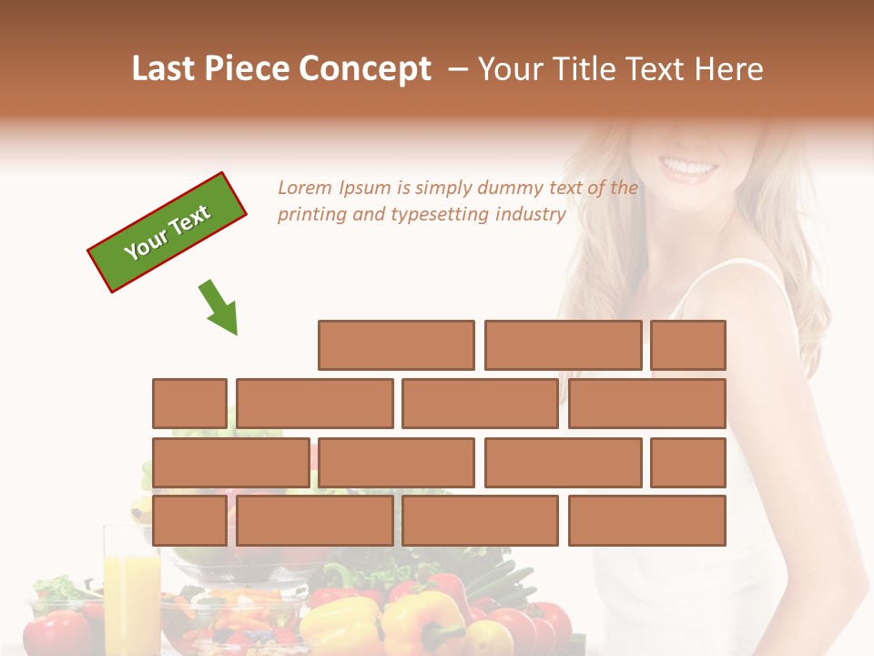 Lifestyle Drink Vitality PowerPoint Template