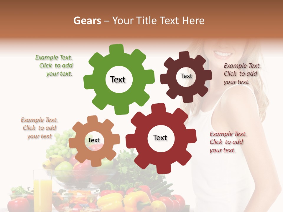 Lifestyle Drink Vitality PowerPoint Template