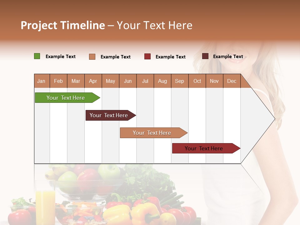 Lifestyle Drink Vitality PowerPoint Template