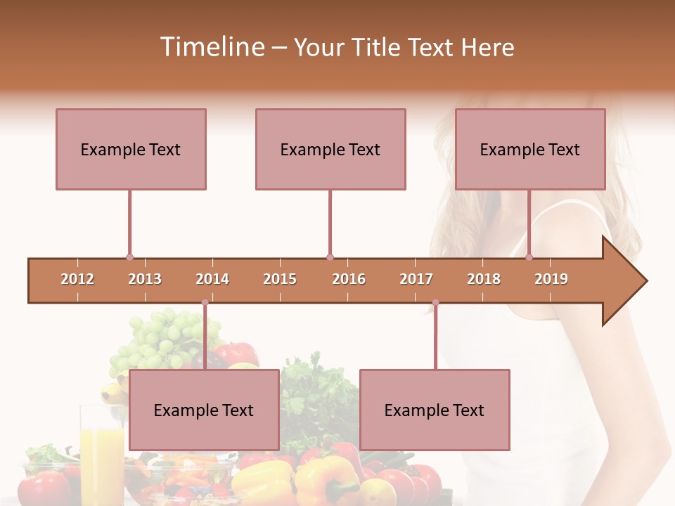 Lifestyle Drink Vitality PowerPoint Template