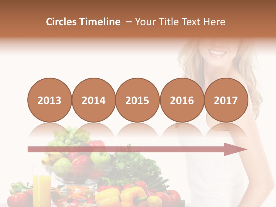 Lifestyle Drink Vitality PowerPoint Template