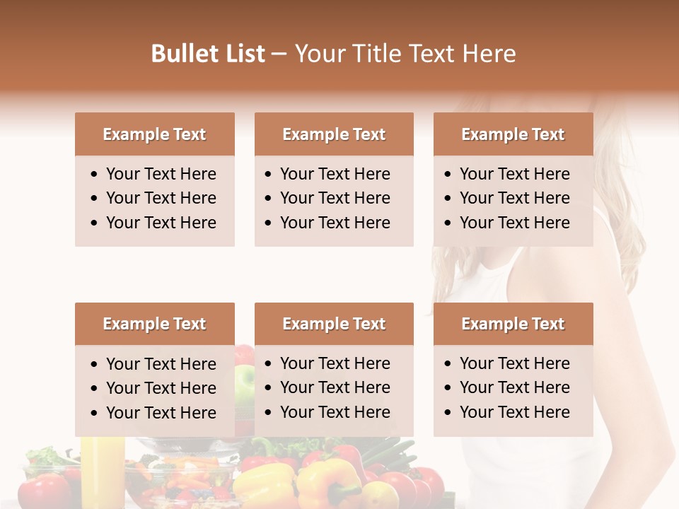 Lifestyle Drink Vitality PowerPoint Template