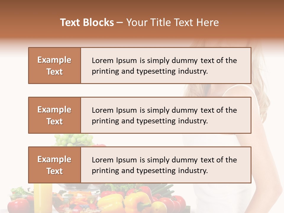 Lifestyle Drink Vitality PowerPoint Template