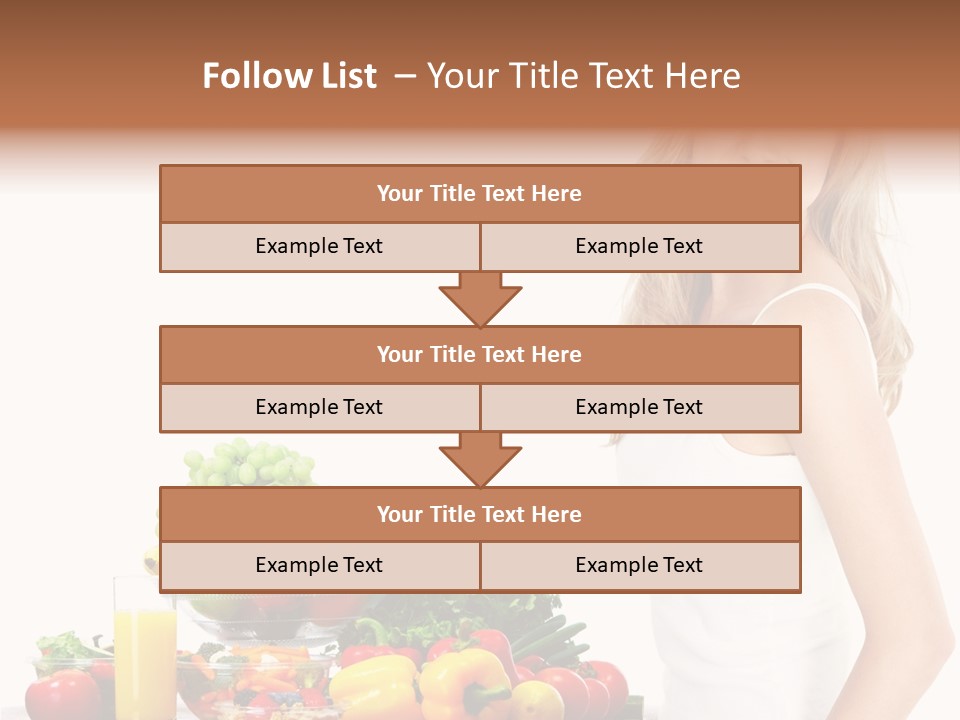 Lifestyle Drink Vitality PowerPoint Template