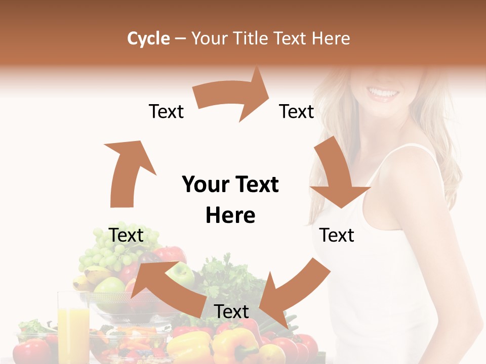 Lifestyle Drink Vitality PowerPoint Template