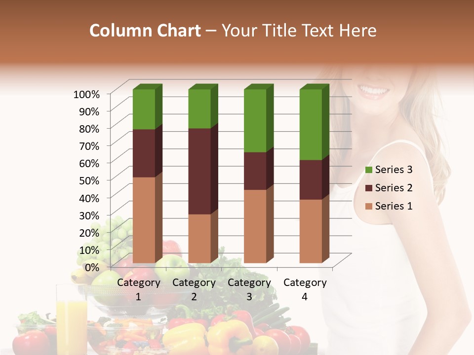 Lifestyle Drink Vitality PowerPoint Template