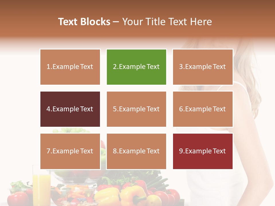 Lifestyle Drink Vitality PowerPoint Template