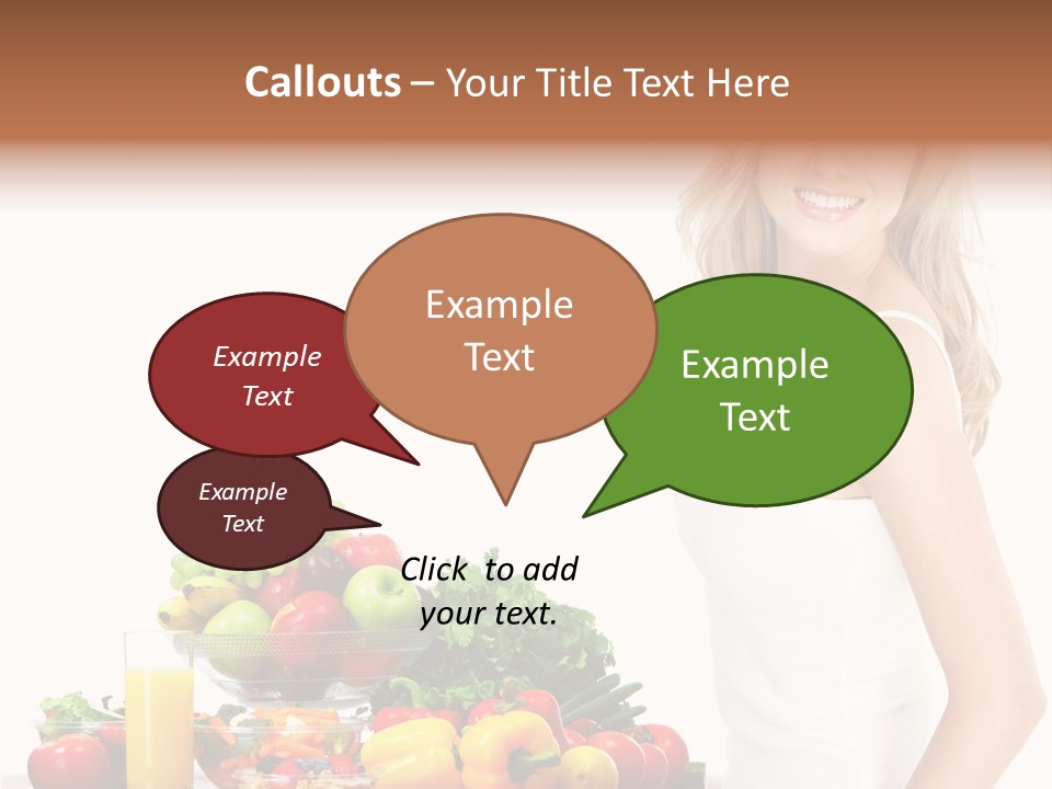 Lifestyle Drink Vitality PowerPoint Template