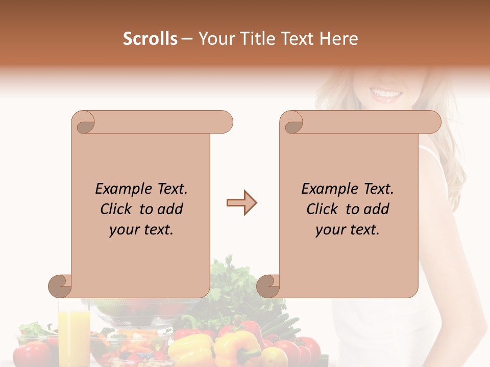 Lifestyle Drink Vitality PowerPoint Template
