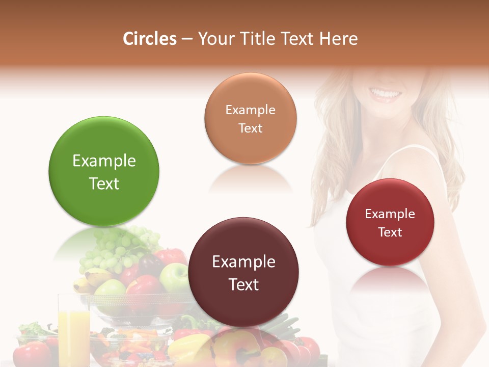 Lifestyle Drink Vitality PowerPoint Template