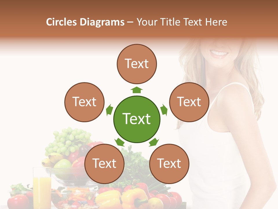 Lifestyle Drink Vitality PowerPoint Template