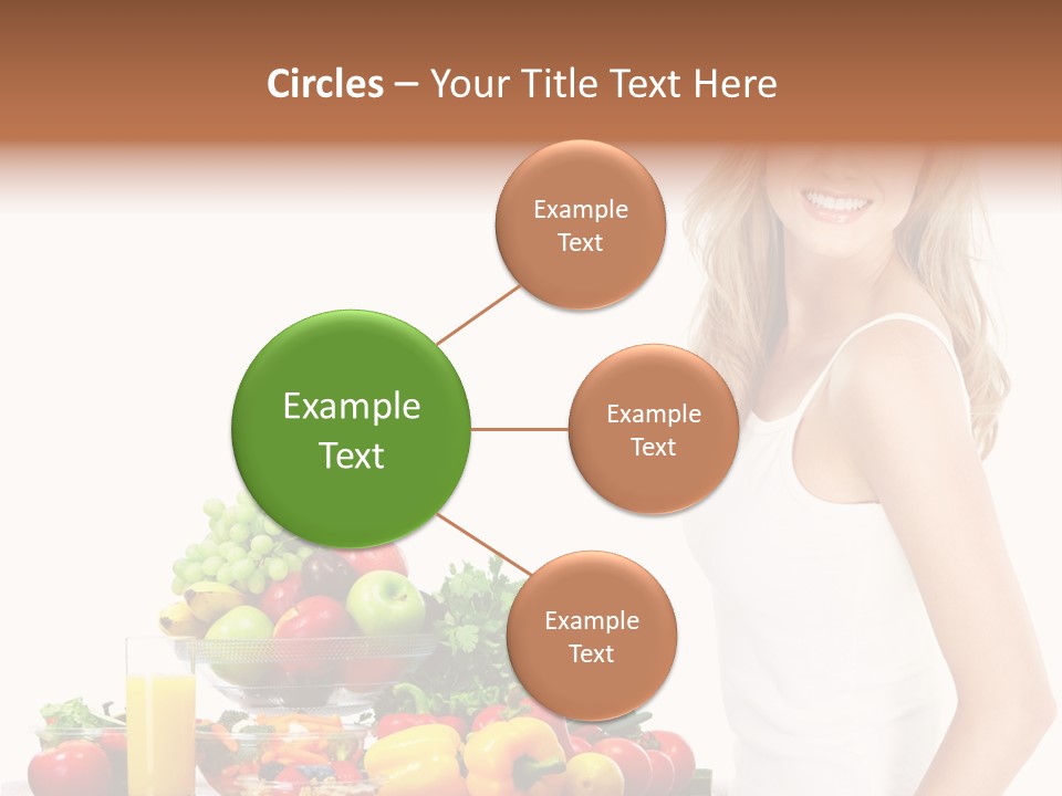 Lifestyle Drink Vitality PowerPoint Template