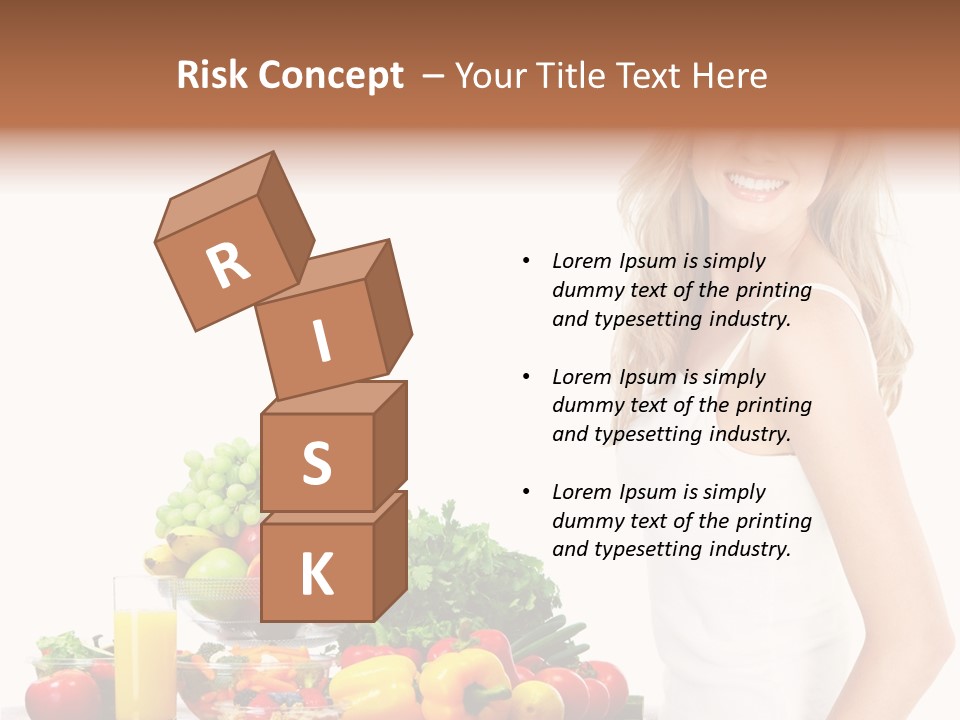 Lifestyle Drink Vitality PowerPoint Template