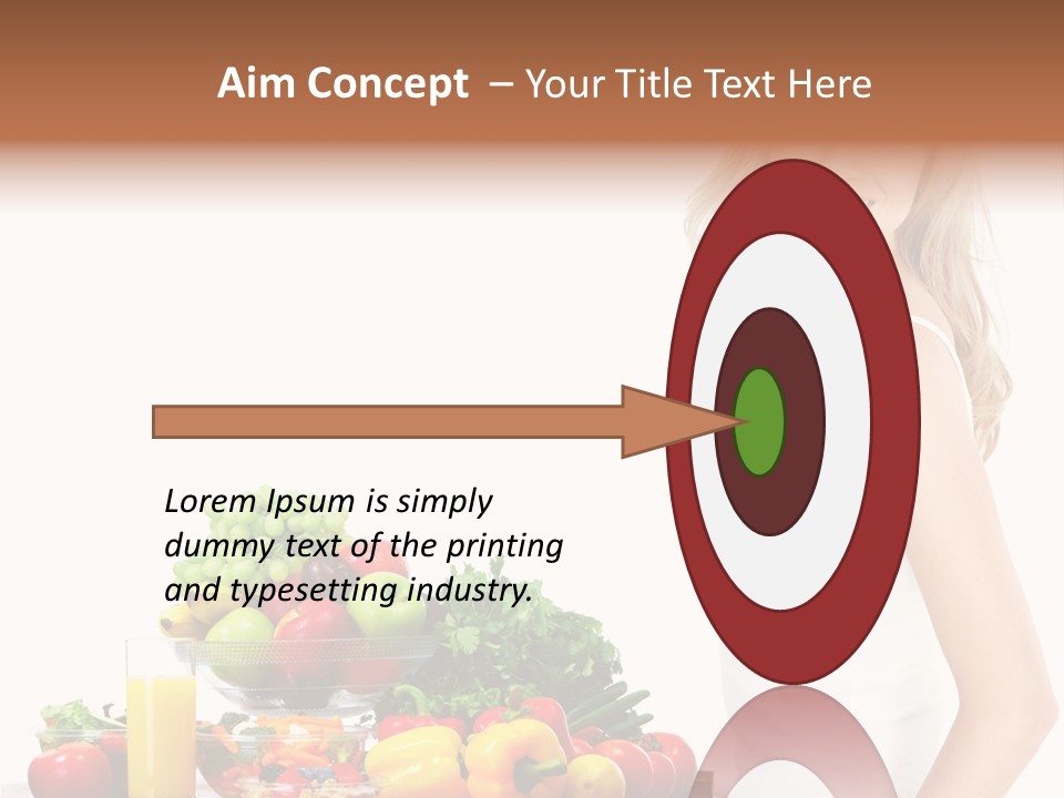 Lifestyle Drink Vitality PowerPoint Template