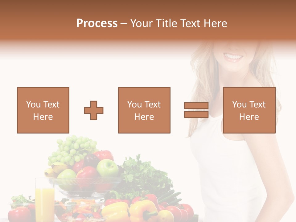 Lifestyle Drink Vitality PowerPoint Template