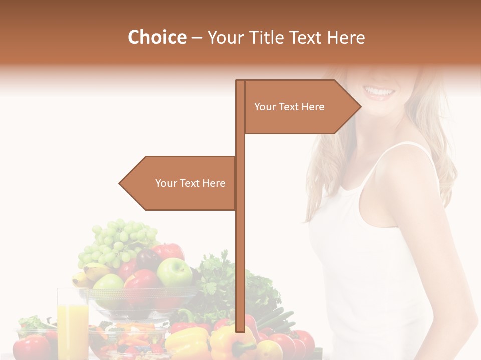 Lifestyle Drink Vitality PowerPoint Template