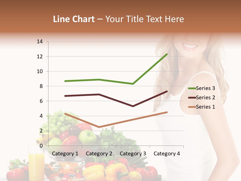 Lifestyle Drink Vitality PowerPoint Template