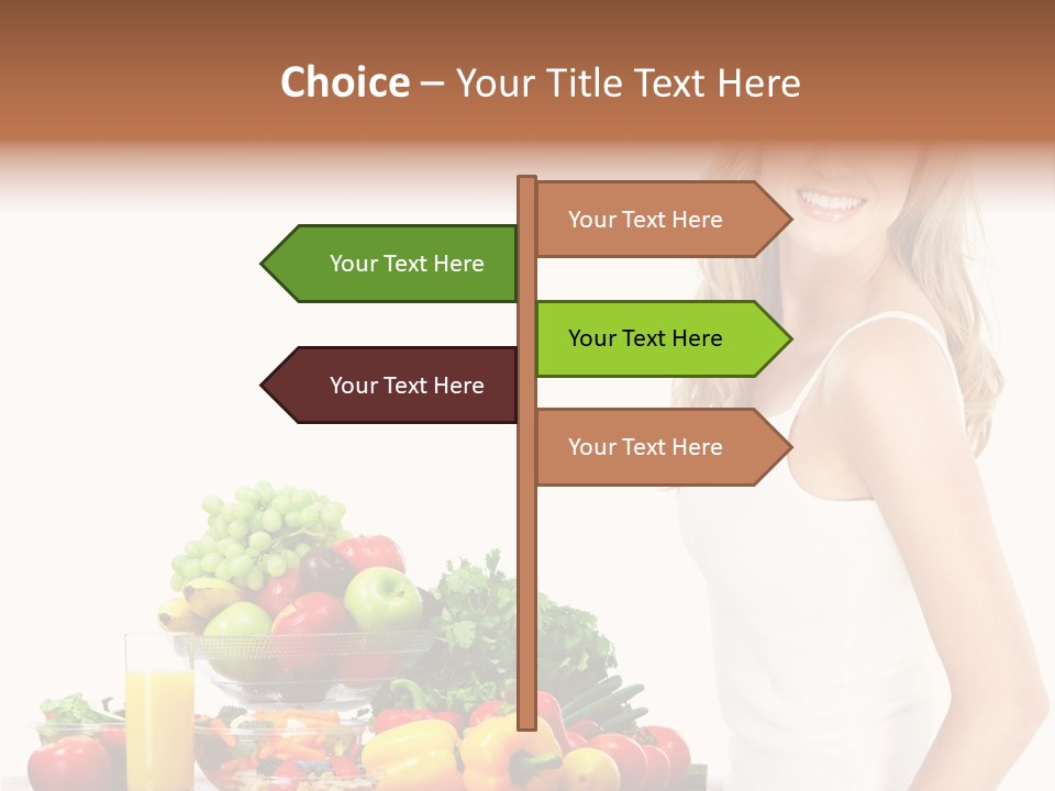 Lifestyle Drink Vitality PowerPoint Template