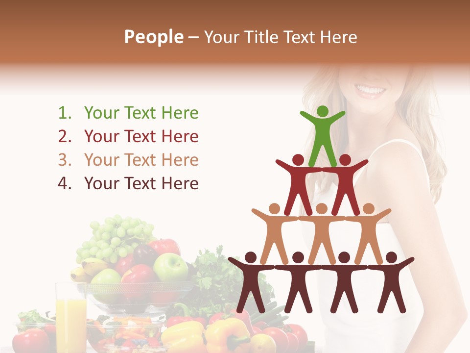 Lifestyle Drink Vitality PowerPoint Template