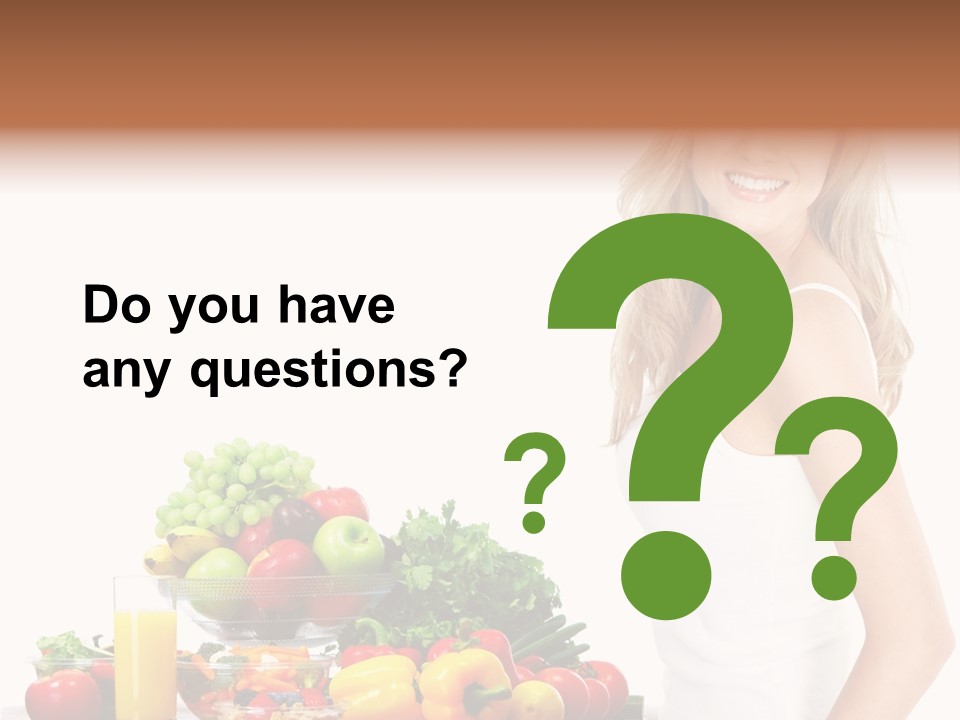 Lifestyle Drink Vitality PowerPoint Template