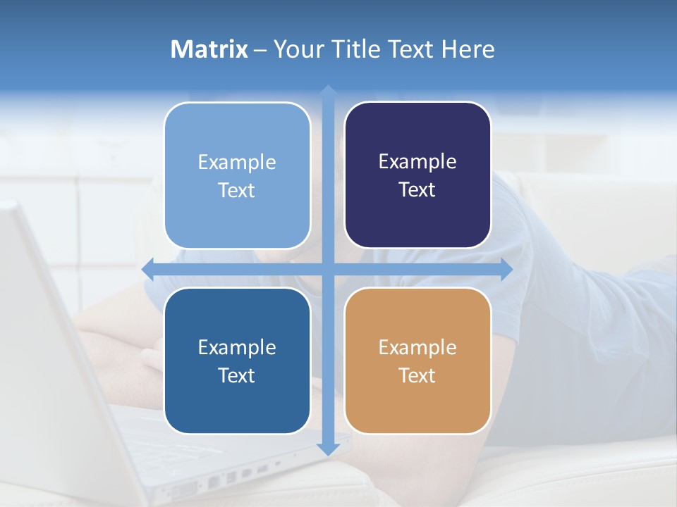 Photo Couch Mail PowerPoint Template