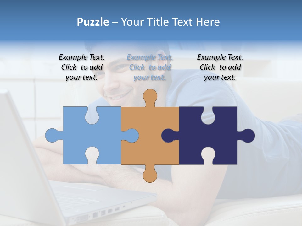 Photo Couch Mail PowerPoint Template