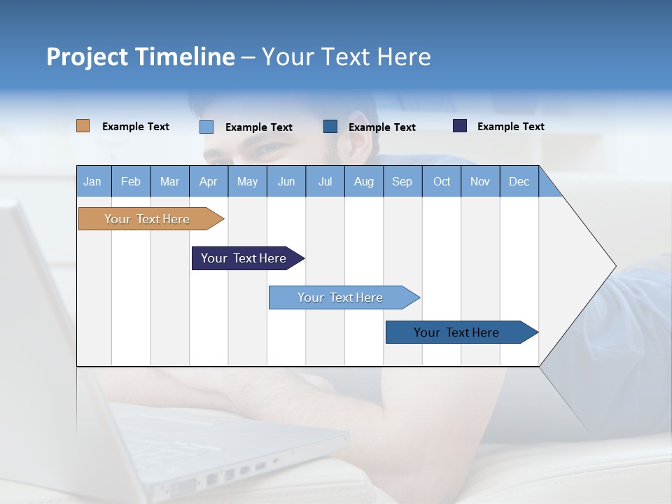 Photo Couch Mail PowerPoint Template